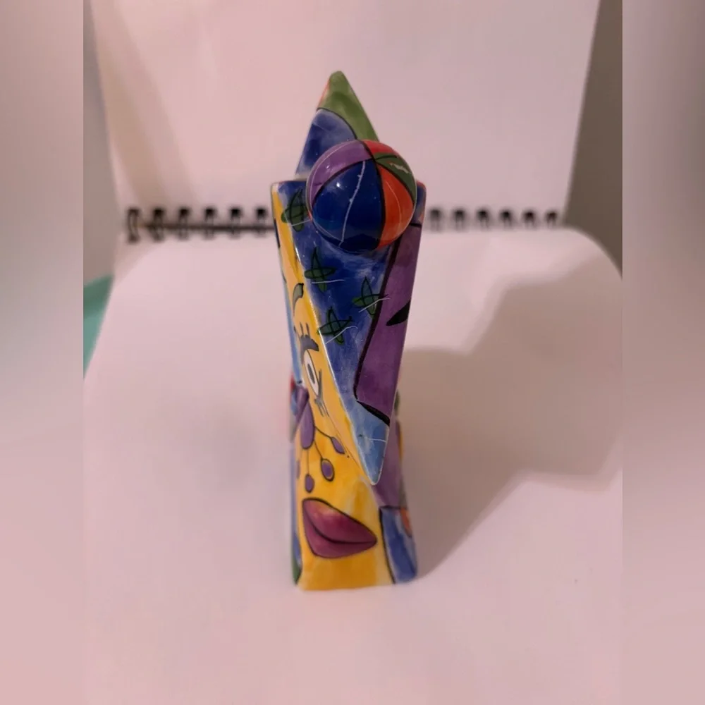 Rare Muzeum Picasso Style Cubist Male Female Salt & Pepper Shakers